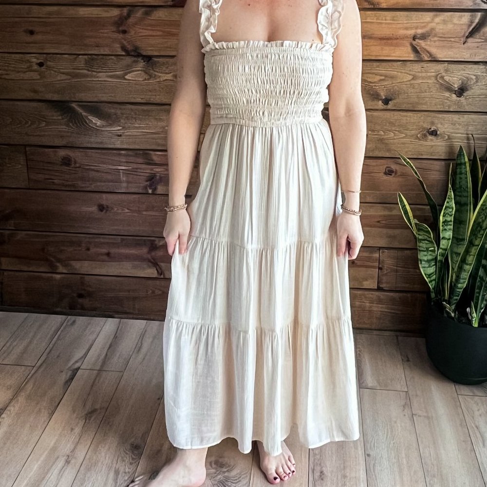 THE SIENNA IVORY DRESS - Picture 5 of 14